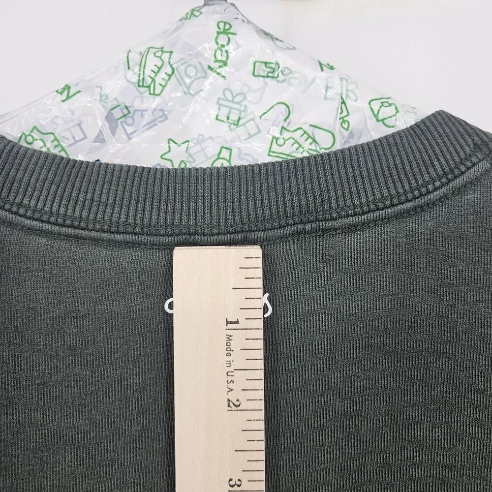 Allbirds Sweater‎ Mens Small Crewneck Pullover Sweatshirt Green Preppy Slim Fit